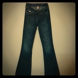 Candie's SIZE 7 dark denim boot cut jeans