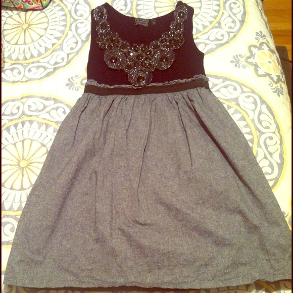 Black and Grey dress - NEVER WORN