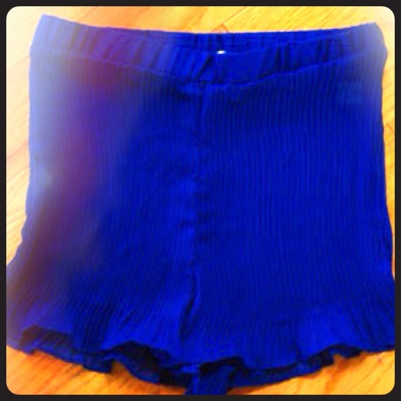 NEW! Urban Outfitters Blue Sheer Vodi Style Shorts