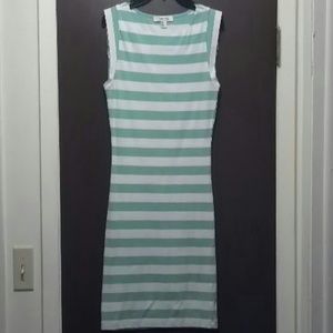 Mint striped dress