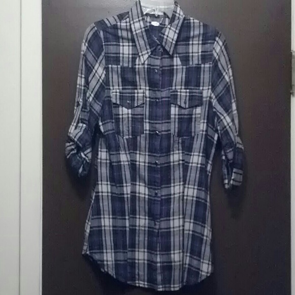 Plaid button up