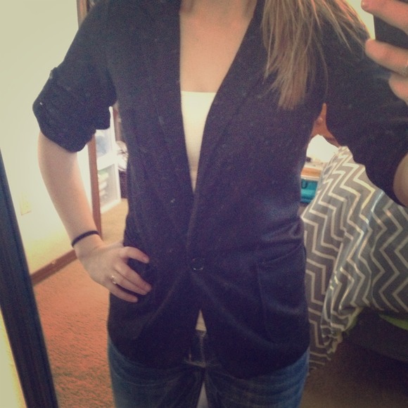 "Boyfriend" fit blazer
