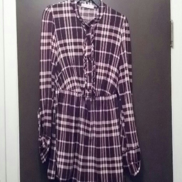 Plaid top