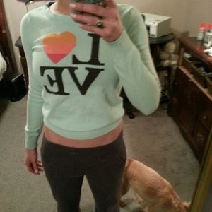 Seafoam Crew Neck L?VE  sweater
