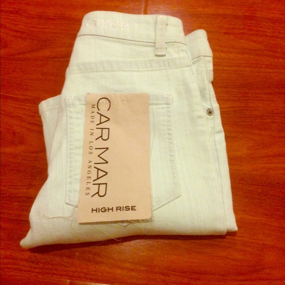 SOLD!!! CarMar - skinny high rise - light ice blue