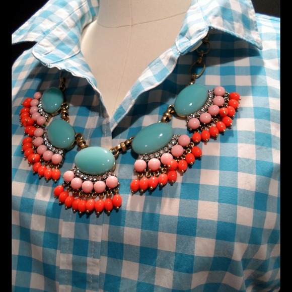 J. Crew Gingham Perfect Shirt