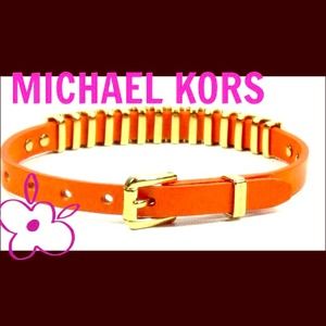 Michael kors leather bracelet