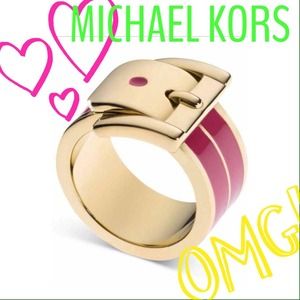 Michael kors buckle ring pink zinnia