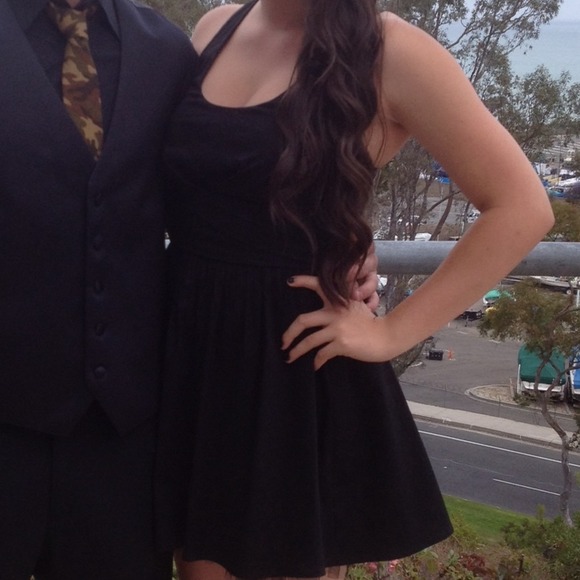 Black bow dress
