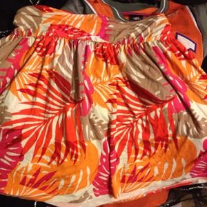 Knee length skirt