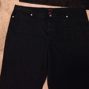 Female Black flair jeans