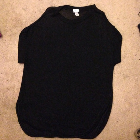 Female black see thru over shirt