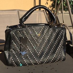 Gorgeous Black Latique Pacha Satchel