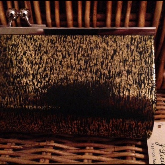 Black and Gold clutch - Picture 4 of 4