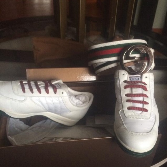 Gucci sneakers size 6.. Good condition