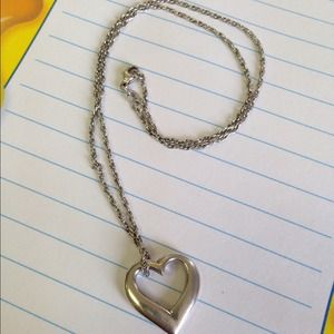 James Avery Free Form Heart w/ chain