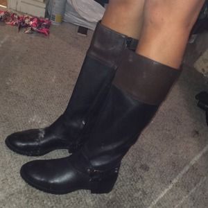 Ralph Lauren Two tone riding boots