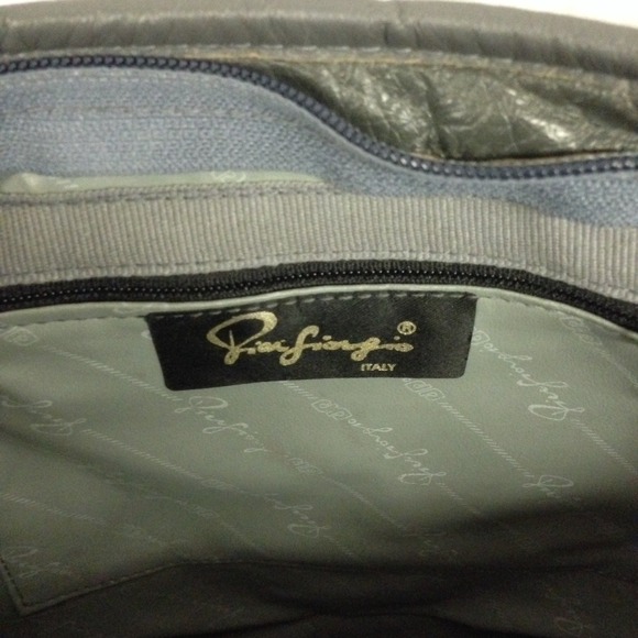 Vintage Pier Giorgio Cloth & Leather handbag - Picture 2 of 4