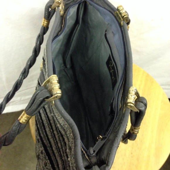 Vintage Pier Giorgio Cloth & Leather handbag - Picture 3 of 4