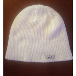 White Neff beanie