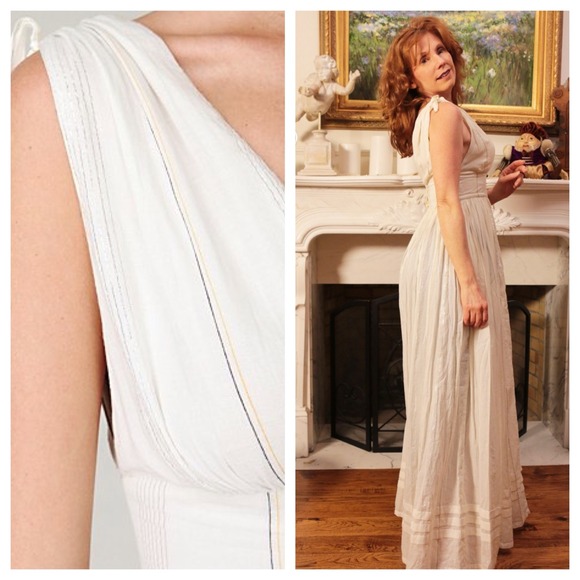 Free People Lurex Threaded Maxi Dress A Boho Dream - Picture 4 of 4