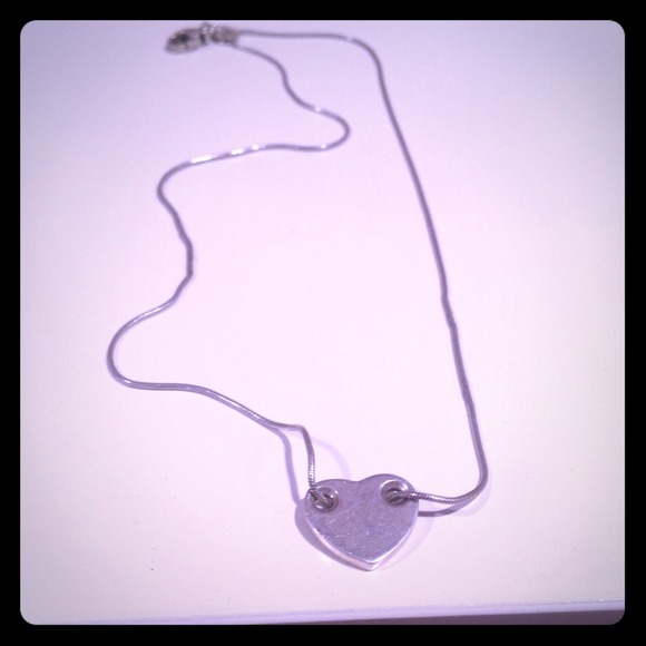 Authentic tiffany heart necklace