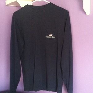 Long-sleeve vv logo graphic t-shirt