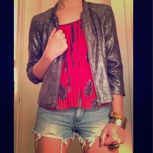 Small, Silence + Noise sequin jacket/blazer