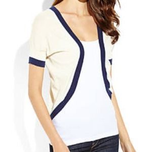 TOMMY HILFIGER   Beige Open Front Cardigan