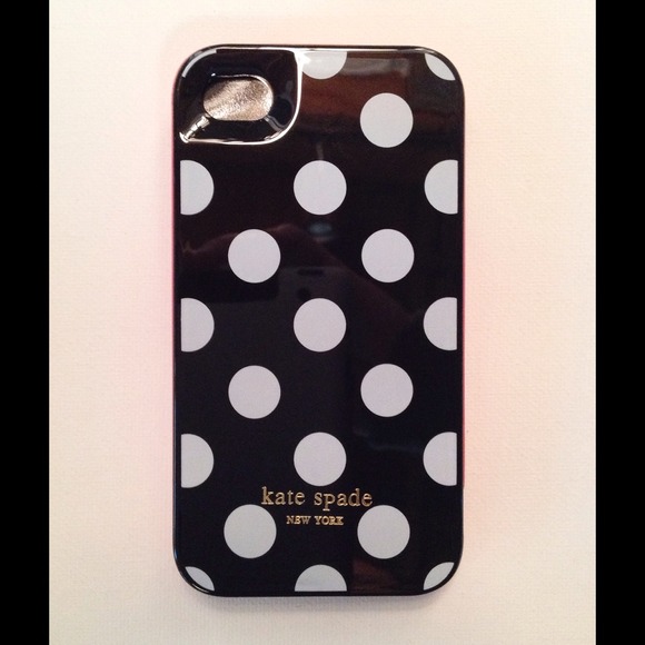SALE-KateSpade NY Black Dot HardCase iPhone 4/4s - Picture 2 of 3