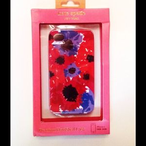 Kate Spade NY ♠️Poppies Hard Case For iPhone 4/4s
