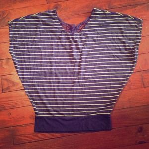 ✊✊TRADED✊✊😉Navy and lime green top