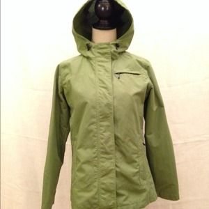 eddie bauer green hooded jacket