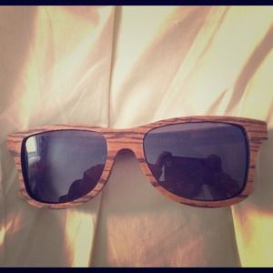 Hand carved real wood "Ray Ban" style sunglasses