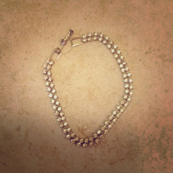 Double lined stone bracelet