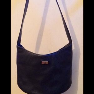 The Sak NWOT Black Leather Shoulder bag very nice