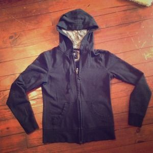 ******TRADED*******Black zip up hoodie. NEVER WORN
