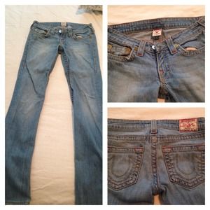 TRUE RELIGION JOHNNY BIG T JEANS SIZE 28