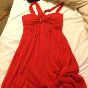 Red homecoming dress