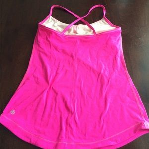 Lululemon hot pink Atma Tank