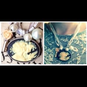 HANDMADE Multi-LayerRibbon&Chain VictorianNecklace