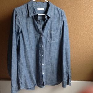 Old Navy Chambray button up top