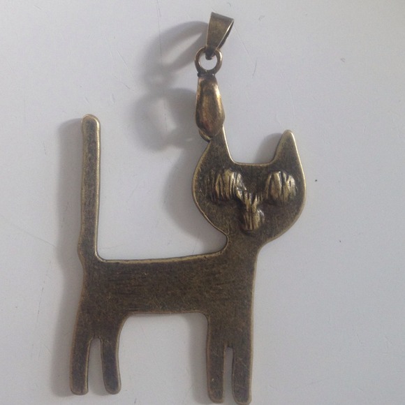 Cat pendant charm large - Picture 2 of 3