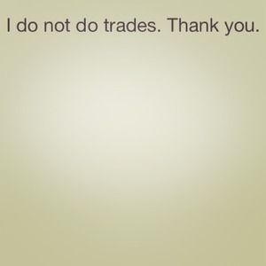 Do not do trades.