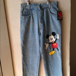 True vintage 80s Mickey Mouse High Waist jeans 8