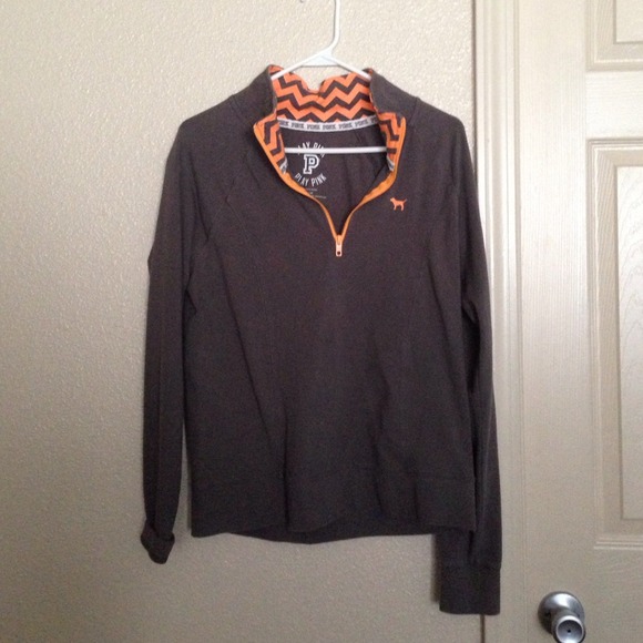 Pink chevron pullover