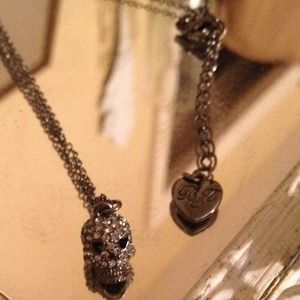 Betsey Johnson Skull Necklace