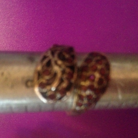 Purple crystal antiqued Ring size 7.5 - Picture 4 of 4