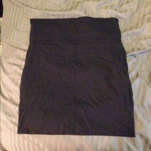 Black pencil skirt