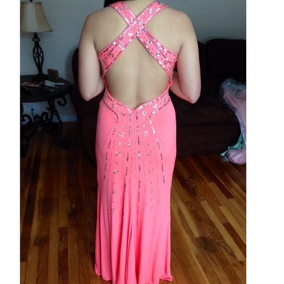 Coral Prom Dress